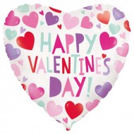 Happy Valentine's Day Smiling Heart Balloon